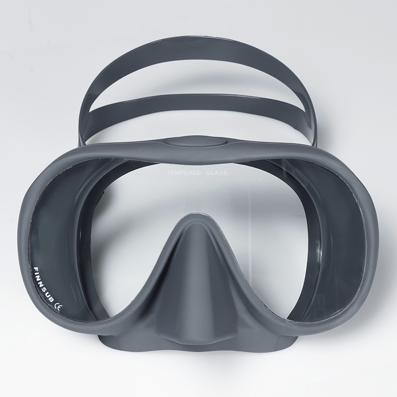 Frameless Snorkeling Goggles Single Lens Silicone Scuba Adult Diving Mask for Spearfishing