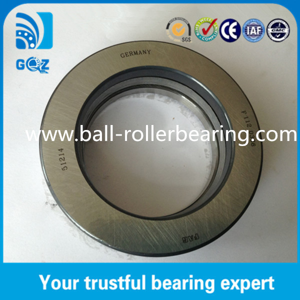 51306 Axial Metal Steel Gcr15 Thrust Ball Bearing With Sheet Steel Cage 30x60x21mm