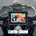 5 Inch Waterproof Motorcycle Navigator Device , Portable Car GPS Navigation