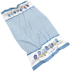 100% Cotton Printed Beach Towel Mildew Resistant Easy Carrier Versatile