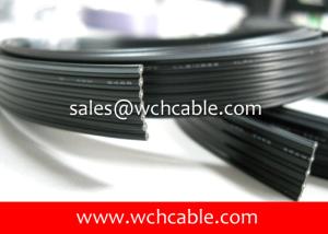 China PVC Flat Ribbon Cable UL2468 #26AWG 10Pins 1.40mm Pitch Top Coated Conductor factory