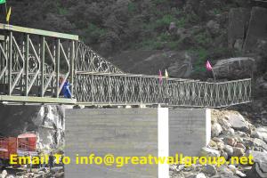 China Delta bridge launching,steel bridge,Truss Assembly Steel Bridge,galvanized CB450 bridge factory