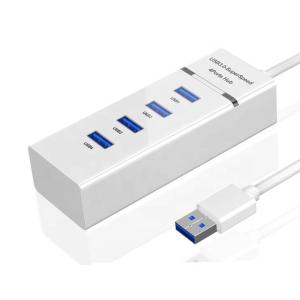 China OEM Multiple USB Hub Splitter , Multi Expander 4 Port Superspeed USB 3.0 Hub on sale