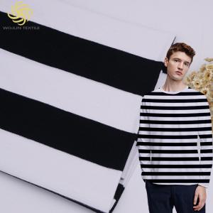 China Durable And Washable Skin-Friendly And Healthy Striped Cotton Fabric For Tracksuit factory