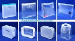Promotional PVC Toiletry bag with zipper and slider, Underwear packing bag