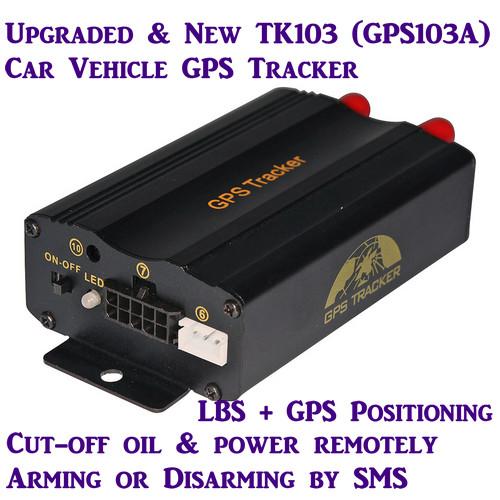 GPS103A Global Car AVL Vehicle GPS SMS GPRS Tracker W/ Cut-off & Resume Oil &