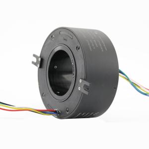 China 70mm Hore Size Design Through Bore Electrical Slip Ring 15A 38mm 6 Circuits factory