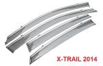 Injection Moulding Car Window Visors For NISSAN X-TRAIL 2014 Sun Rain Guard