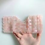 Rose Quartz jade stone Eye Mask