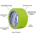 High Temperature Automotive Painters Masking Tape UV Resistant Crepe Paper No