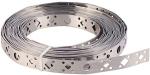 OEM 10 Metre Roll of 12mm Multi Purpose Perforated Galvanised Steel Strap Fixing