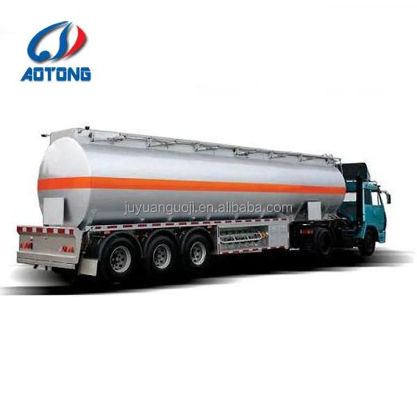 Dubai Commercial Trucks Steel Bitumen Tanker Semi Trailer with 40 Tons Max