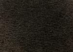 210GSM Micro Velvet Fabric / Velvet Fabric Material Cross Pattern Brown