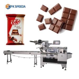 China Chocolate Stick Wrapping Machine For Electric Driven FK-Z602 Fast Chocolate Bar Packing factory