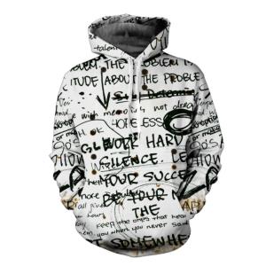 China Factory wholesale hoodie with hood all over print custom hoodies factory
