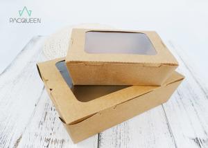 China PP Clear Window Takeaway Sandwich Containers Restaurant Take Out Containers factory