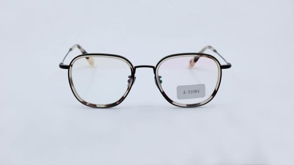 Vintage Plain Glasses Frame Non-Prescription Old Fashion Optical Frames Demi