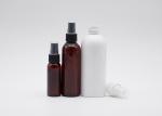30ml 100ml White Cosmetic Bottle Packaging 120ml Amber Plastic Fine Mist Spray