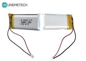China 3.7V 600mAh Rechargeable Li Polymer Battery 802040 for Electronic Products factory