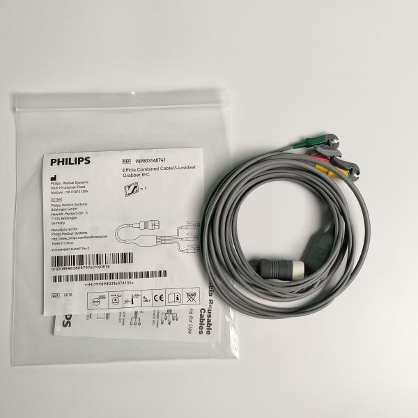PHILIP Original Efficia Combined Cable/3-Leadset Grabber IEC. Machine End Round