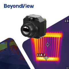 MAX317T Uncooled LWIR 384×288/17μm Infrared Camera Core with Temperature