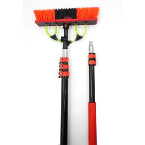China Extend Clean Water Fed Pole Telescopic Brush For Window Cleaning Washing factory