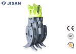 CE Approved Rotary Hydraulic Wood Grapple For Hitachi ZX230 ZX210 Excavator