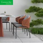 Garden Furniture Set Style Aluminum Rope Outdoor Table and Chair Set with