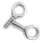Plain Finish Stainless Steel 316 Shoulder Eye Bolt for Marine Grade Machinery