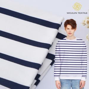 China Breathable Comfortable Striped Cotton Fabric For French Terry factory