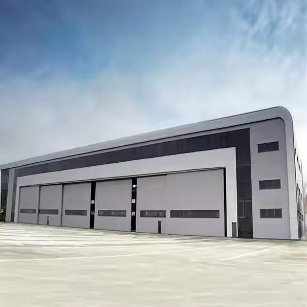 Industrial Steel Structure Aircraft Telescopic Hangar Sliding Door Aircraft