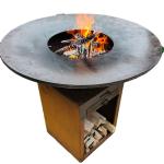 Wood / Charcoal Outdoor Grill Steel Barbecue Portable Bbq Grill