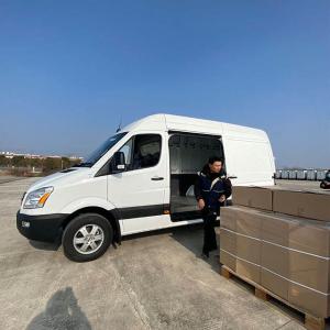 China 4 Doors Electric Cargo Vans Auto 110km/H 288km For Transportation factory