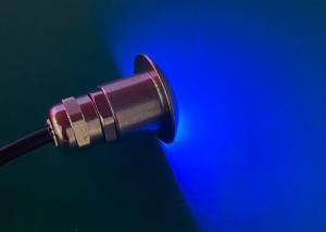 China Stainless Steel Recessed Modern Accent Lighting For Deck Blue Emitting factory