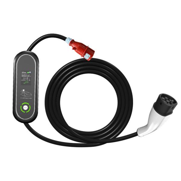 Type 2 Portable EV Charger 22kw/11kw 32A 380V 3 Phases Fast Charging Station
