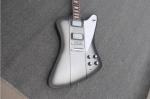 Lines up silver top Firebird Electric Guitar set-in neck style firebird custom