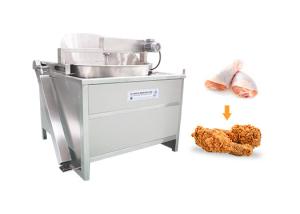 China French Fries And Fry Chicken 100kg/H Automatic Fryer Machine factory