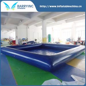 China Commercial Floating Inflatable Boat Swimming Pool 10m*10m factory