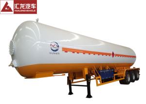 China Liquid Petroleum Gas LPG Tank Trailer Manual Control 49.8CBM Large Tank Size LPG Transport Trailer factory