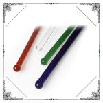 6.8 Inch Straight Colorful Glass Dabber Mixed Color Stick Shaped Dabber