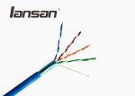 Al Foil Shield Cat5E FTP Cable 0.5mm CCA 4Pairs HDPE Insulation