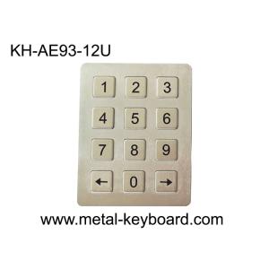 China Customized Numeric Stainless Steel Keypad USB Interface Metal Dome Connect PCB Key factory