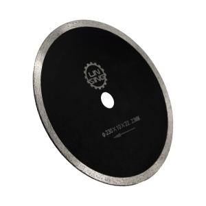 China 20mm Blade Length D230mm Wet Continuous Rim Diamond Saw Blade for Ceramic Tile Cutting factory