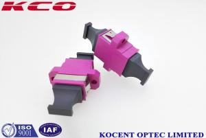 China Optical Fiber MPO MTP Patch Cord , MPO Fibra Optica Adapter Violet Color factory