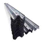 Q235 Q345 Hot Dippe Galvanized Three Beam Highway Guardrail with Steel Fishtail