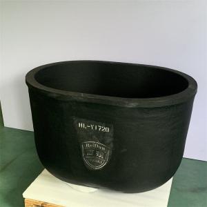 China Ceramic Crucible Chemical Resistance Oval Type Crucible Isostatic Pressing Silicon Carbide Crucible factory