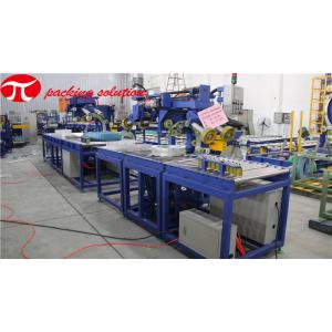 GW300 Horizontal PLC Control Bearing Stretch Wrapping Machine With Conveyor 3m