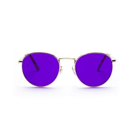 Colored Women Men Fashion Sunglasses,Round Sun Glasses, Old Fashion Polarized