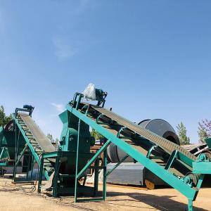 China Animal Manure Compost Organic Fertilizer Equipment 600V fertilizer production line factory