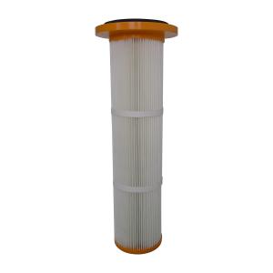 China Polyurethane Top / Bottom Pleated Bag Filter Cylindrical factory